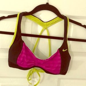 Bright Nike Swim Top/ Sports Bra